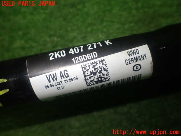 1UPJ-9227194015]VW ゴルフ(CDDLA)左フロントドライブシャフト 中古_5