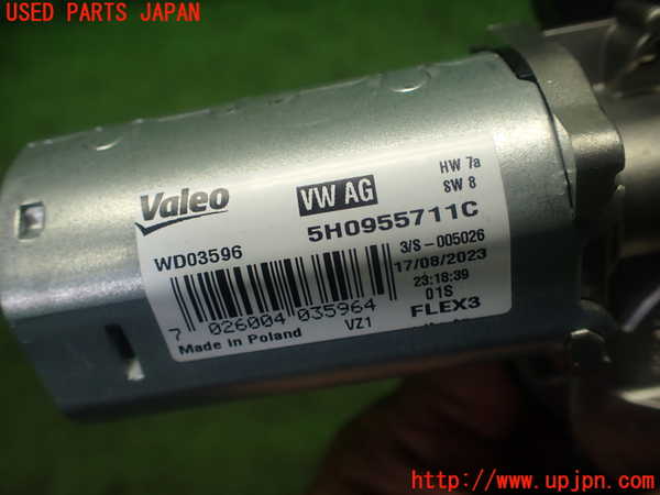 1UPJ-9227196775]VW ゴルフ(CDDLA)リアワイパーモーター 中古_3