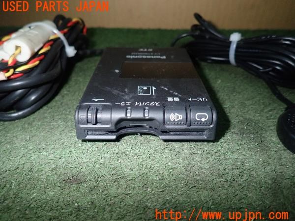 3UPJ=9227360503]ランサーエボリューションX GSR(CZ4A)Panasonic パナソニック CY-ET909KDZ ETC車載器 中古_2