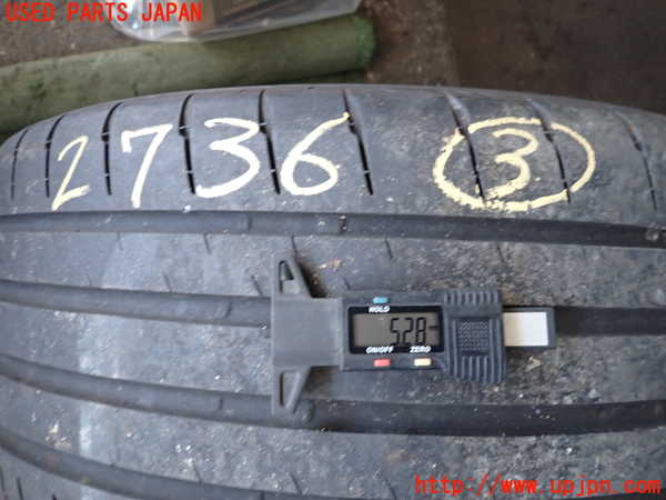 2UPJ-9227369043]ランエボ10(CZ4A)タイヤ　ホイール　1本③ 245/40R18 中古_3