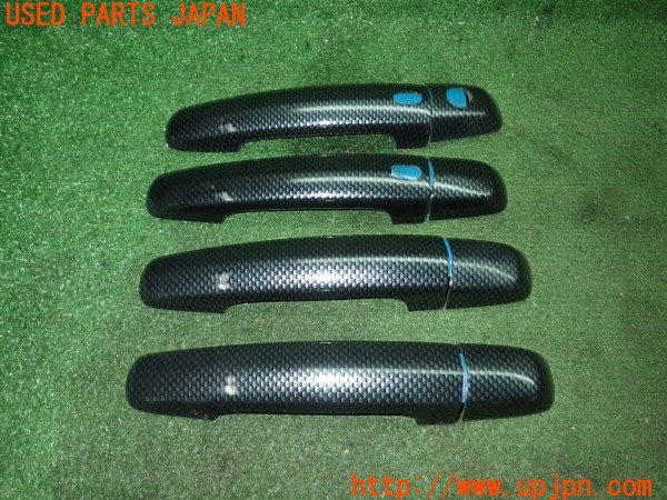 3UPJ=9227390012]スイフト スポーツ(ZC31S)後期 社外 ドアハンドルカバー カーボン調 中古_2