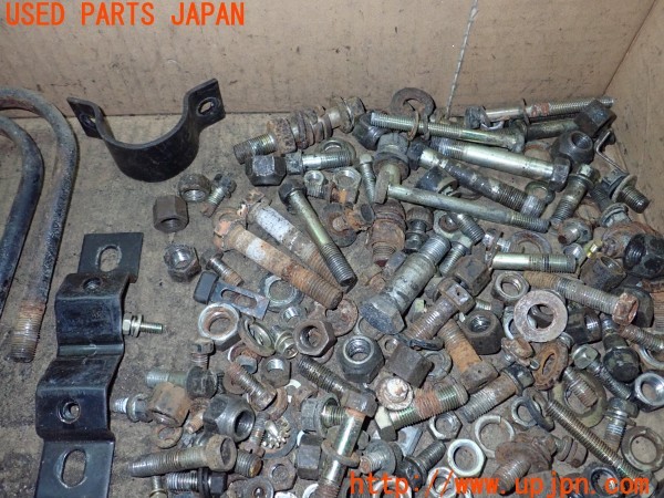 3UPJ=9227430720]三菱ジープ(J37)ネジ・ナット・ステー類 セット ジャンク_4