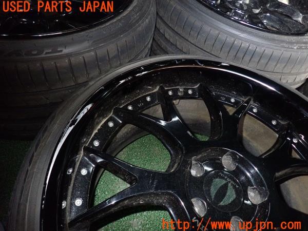 3UPJ=9227440908]レクサス RC-F(USC10)AIMGAIN エイムゲイン GⅡM タイヤホイール 20×10J? +38? 11J? +35? PCD114.3 5穴 4本 中古_2