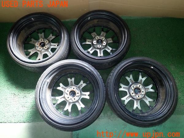 3UPJ=9227440908]レクサス RC-F(USC10)AIMGAIN エイムゲイン GⅡM タイヤホイール 20×10J? +38? 11J? +35? PCD114.3 5穴 4本 中古_5