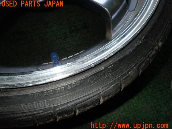 3UPJ=9227530961]ランサーエボリューション6 GSR(CP9A)YOKOHAMA ADVAN Racing GT ホイール 19×8.5J +38 PCD114.3 5穴 1本 中古_4