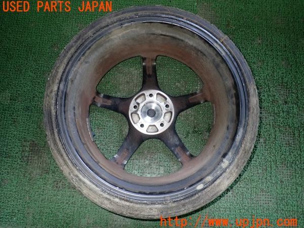 3UPJ=9227530961]ランサーエボリューション6 GSR(CP9A)YOKOHAMA ADVAN Racing GT ホイール 19×8.5J +38 PCD114.3 5穴 1本 中古_5