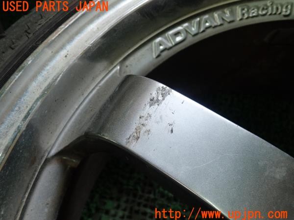 3UPJ=9227530962]ランサーエボリューション6 GSR(CP9A)YOKOHAMA ADVAN Racing GT ホイール 19×8.5J +38 PCD114.3 5穴 2本 中古_2