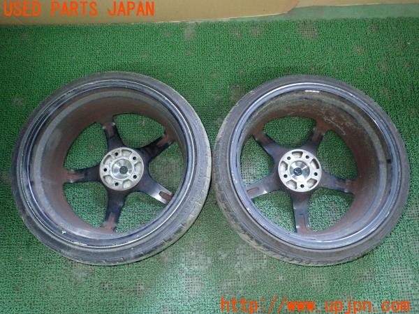 3UPJ=9227530962]ランサーエボリューション6 GSR(CP9A)YOKOHAMA ADVAN Racing GT ホイール 19×8.5J +38 PCD114.3 5穴 2本 中古_5