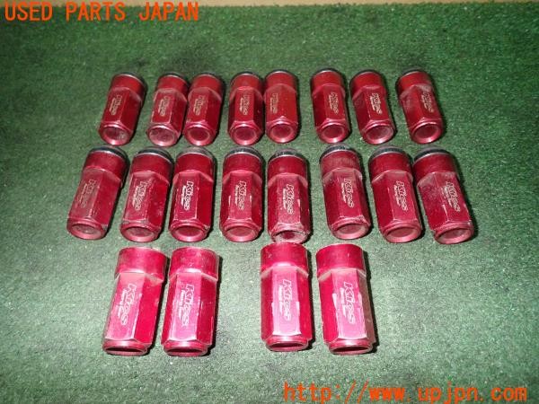3UPJ=9227530967]ランサーエボリューション6 GSR(CP9A)KYO-EI Kics LEGGDURA RACING 2pcs Shell Type ホイールナット M12×P1.5 中古_2