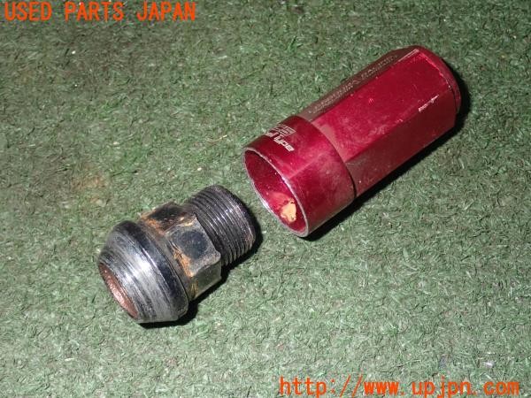 3UPJ=9227530967]ランサーエボリューション6 GSR(CP9A)KYO-EI Kics LEGGDURA RACING 2pcs Shell Type ホイールナット M12×P1.5 中古_4