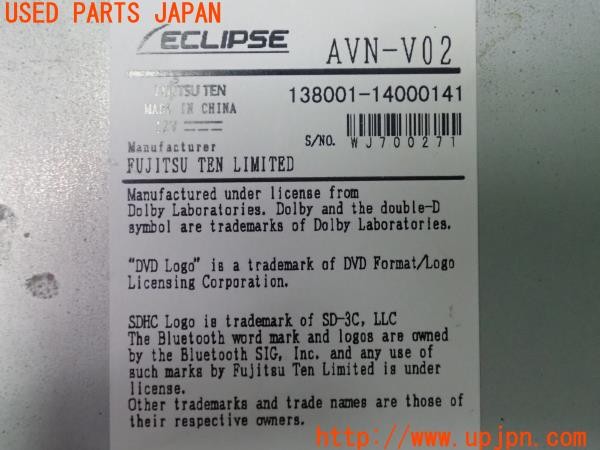 3UPJ=9227600565]ユーノス ロードスター Vスペシャル タイプI(NA8C)ECLIPSE イクリプス メモリーナビ AVN-V02 中古_5
