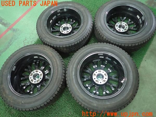3UPJ=9227620917]プリウス(ZVW60)Exceeder エクシーダー スタッドレスタイヤホイール 16×6.5J +38 PCD114.3 5穴 ブリザックVRX2 4本 中古_2