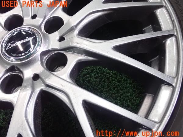 3UPJ=9227620917]プリウス(ZVW60)Exceeder エクシーダー スタッドレスタイヤホイール 16×6.5J +38 PCD114.3 5穴 ブリザックVRX2 4本 中古_3