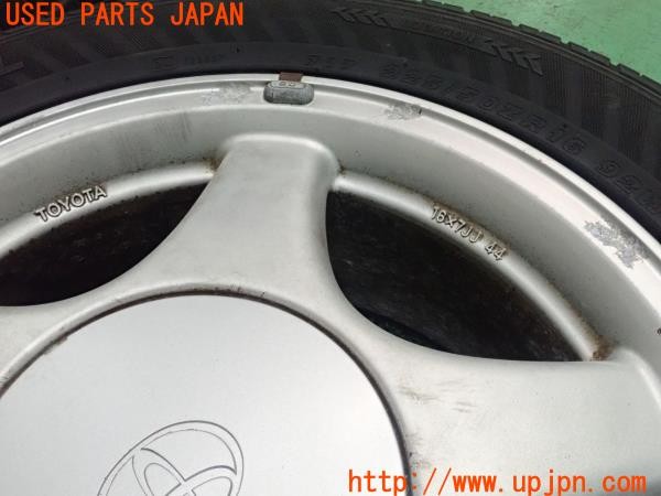3UPJ=9227640917]スープラ 2.5GT ツインターボリミテッド(JZA70)純正 ホイール 16×7JJ +44 PCD114.3 5穴 4本 中古_4