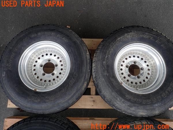 3UPJ=9227650916]ジープ(J53(改))RAGUNA D-Force ラグナ ホイール 15×8J? -26? PCD139.7 5穴 4本 中古_2