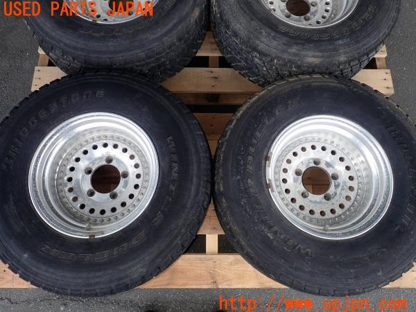 3UPJ=9227650916]ジープ(J53(改))RAGUNA D-Force ラグナ ホイール 15×8J? -26? PCD139.7 5穴 4本 中古_3