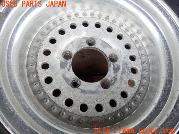3UPJ=9227650916]ジープ(J53(改))RAGUNA D-Force ラグナ ホイール 15×8J? -26? PCD139.7 5穴 4本 中古_4