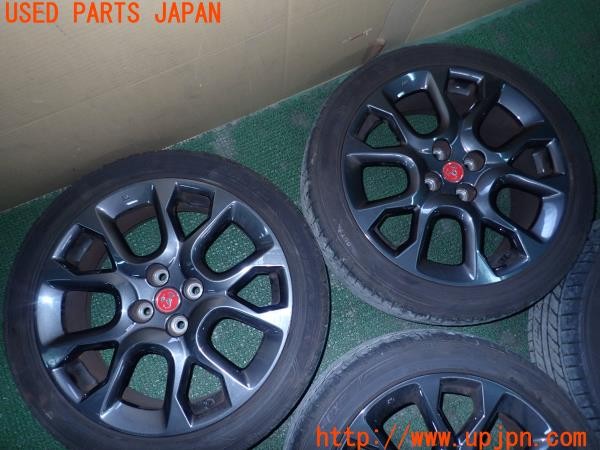 3UPJ=9227780918]アバルト 124スパイダー(NF2EK)純正 MOPAR タイヤホイール 17×7J +45 PCD100 4穴 4本 中古_2