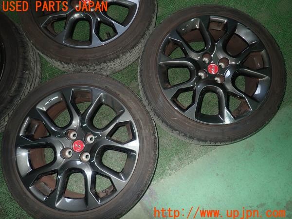 3UPJ=9227780918]アバルト 124スパイダー(NF2EK)純正 MOPAR タイヤホイール 17×7J +45 PCD100 4穴 4本 中古_3