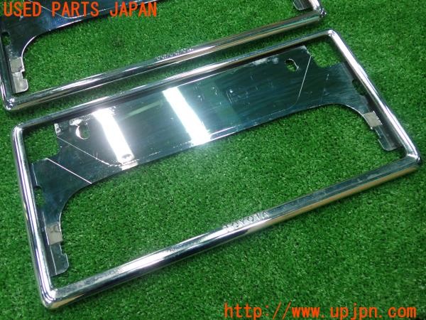 3UPJ=9227850001]シエンタハイブリッド Ｚ(MXPL10G)純正 ナンバーフレーム 08407-00272 中古_3
