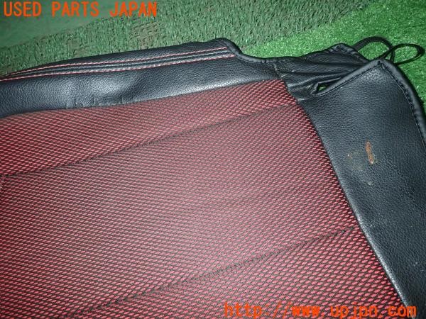 3UPJ=9227850608]シエンタハイブリッド Ｚ(MXPL10G)CLAZZIO X クラッツィオクロス シートカバー 赤黒 5点 中古_4