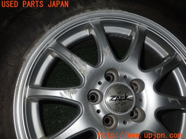 3UPJ=9227850916]シエンタハイブリッド Ｚ(MXPL10G)ZACK ザック タイヤホイール① 15×6J +45 PCD100 5穴 2本 中古_3