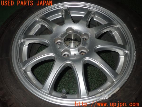 3UPJ=9227850916]シエンタハイブリッド Ｚ(MXPL10G)ZACK ザック タイヤホイール① 15×6J +45 PCD100 5穴 2本 中古_4