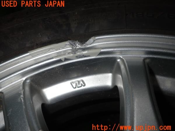 3UPJ=9227850916]シエンタハイブリッド Ｚ(MXPL10G)ZACK ザック タイヤホイール① 15×6J +45 PCD100 5穴 2本 中古_5
