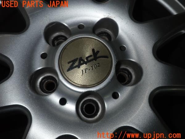 3UPJ=9227850961]シエンタハイブリッド Ｚ(MXPL10G)ZACK ザック タイヤホイール② 15×6J +45 PCD100 5穴 1本 中古_5