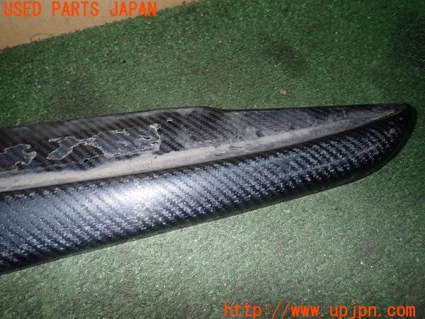 3UPJ=9227860012]BMW M3 クーペ(WD40 E92)前期 社外 リアアンダースポイラー サイドスポイラー カーボン調 中古_4