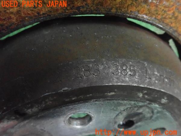 3UPJ=9227860301]BMW M3 クーペ(WD40 E92)前期 純正 2 283 385 左フロントディスクローター 中古_4