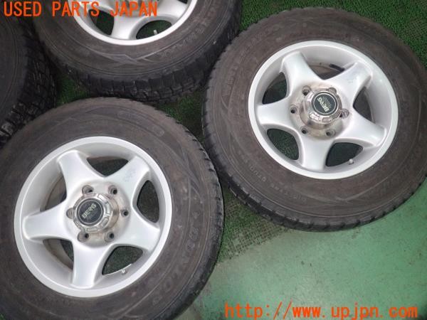 3UPJ=9227890916]ハイエースワゴン(KZH106W)BERG NR595 ホイール 15×6.5J +30 PCD139.7 6穴 4本 中古_3