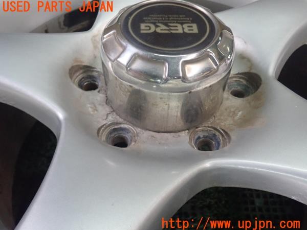3UPJ=9227890916]ハイエースワゴン(KZH106W)BERG NR595 ホイール 15×6.5J +30 PCD139.7 6穴 4本 中古_4