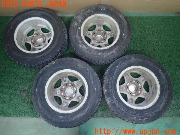 3UPJ=9227890916]ハイエースワゴン(KZH106W)BERG NR595 ホイール 15×6.5J +30 PCD139.7 6穴 4本 中古_5