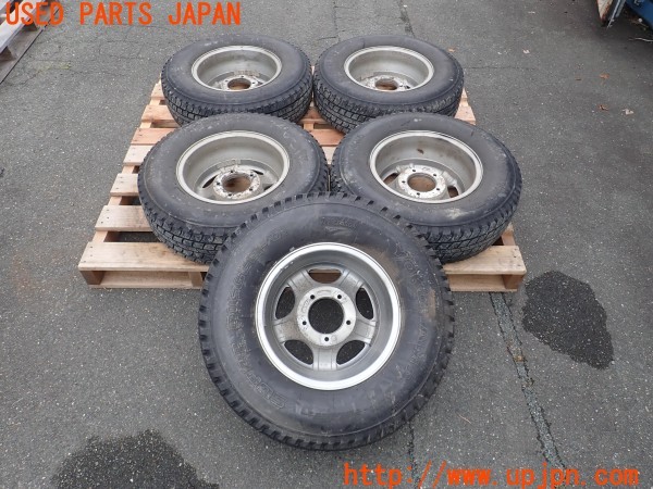 3UPJ=9227900916]三菱ジープ(J55)社外 ホイール 15×6J ±0 PCD139.7 5穴 5本 中古_2