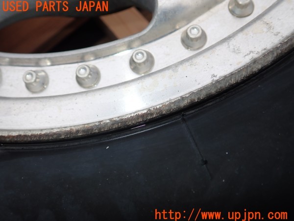 3UPJ=9227900916]三菱ジープ(J55)社外 ホイール 15×6J ±0 PCD139.7 5穴 5本 中古_3