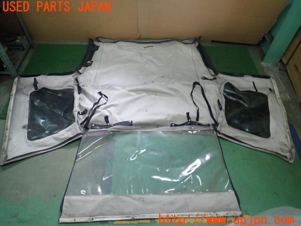3UPJ=9227940031]ジープ(J55(改))BESTOP べストップ ソフトトップ 幌 ホロ 骨組み付き 中古_3