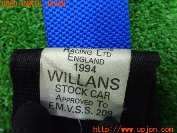 3UPJ=9227970611]ギャラン VR-4RS(E38A)WILLANS ウィランズ レバーロック式 シートベルト ハーネス 中古_5