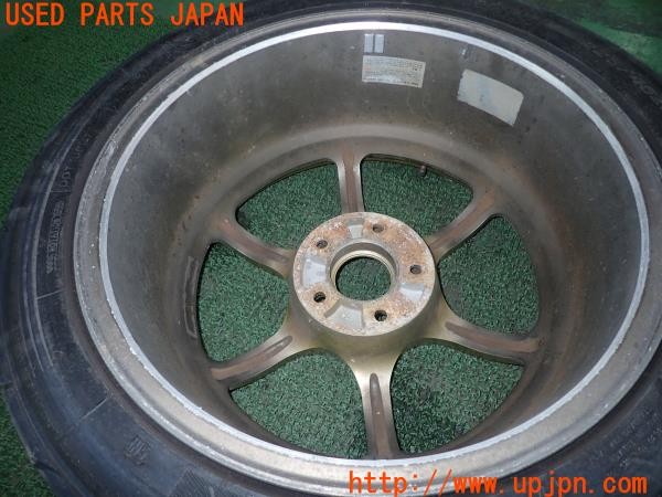 3UPJ=9227980918]スカイライン 25GT-X(ER34)前期 社外 17インチホイール 17×8JJ+38 9JJ+45 PCD114.3 5穴 4本 中古_5