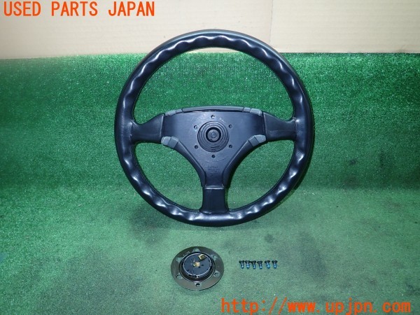 3UPJ=9228020617]ランサーエボリューションII GSR(CE9A)純正 MOMO モモ ステアリング 中古_2