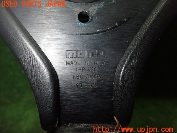 3UPJ=9228020617]ランサーエボリューションII GSR(CE9A)純正 MOMO モモ ステアリング 中古_5