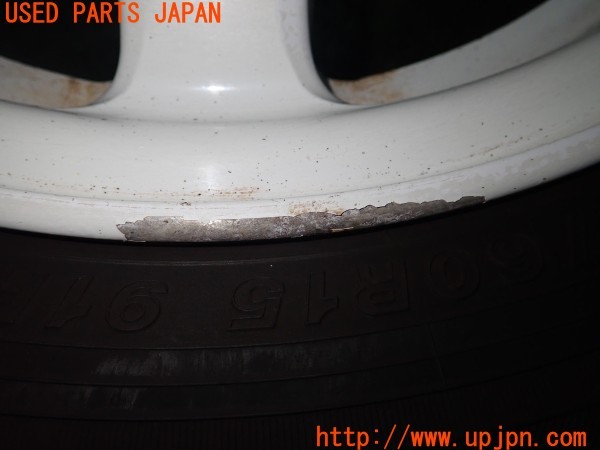3UPJ=9228020916]ランサーエボリューションII GSR(CE9A)純正 OZ Racing OZレーシング タイヤホイール 15×6JJ +46 PCD114.3 4穴 4本 中古_5