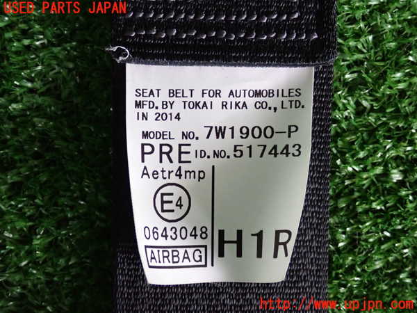 2UPJ-9228047045]ハリアー(ZSU60W)運転席シートベルト 中古_3