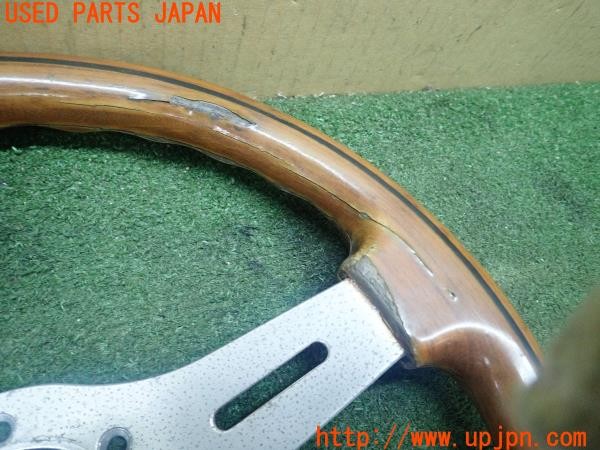 3UPJ=9228180617]スーパーセブン・スポーツカー・カンパニー スーパー7(カナディアンセブン)OBA オバ ウッドステアリング 350mm 中古_3