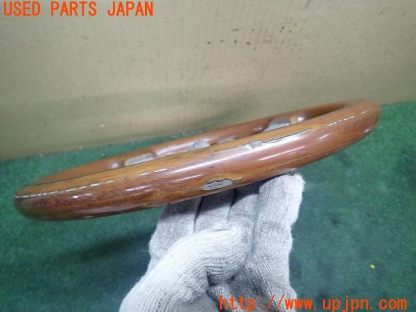 3UPJ=9228180617]スーパーセブン・スポーツカー・カンパニー スーパー7(カナディアンセブン)OBA オバ ウッドステアリング 350mm 中古_4