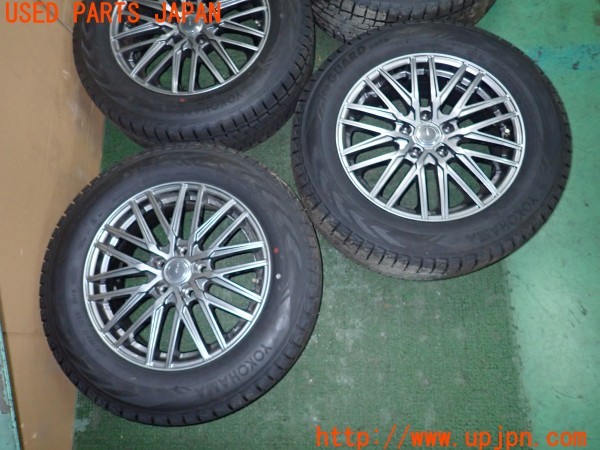 3UPJ=9228260918]ハリアー エレガンス(ZSU65W)YFC GRASS AG ワイエフシー グラス エージー タイヤホイール 17×7J +38 PCD114.3 5穴 4本 中古_2