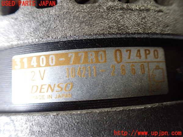 1UPJ-9228276015]ジムニー(JB64W)オルタネーター(ダイナモ) 中古_4