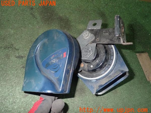 3UPJ=9228280563]ジープ ラングラー(TJ40S)Mitsuba ミツバ ホーン AEROSPIRALⅡMBH-2E15 MBL-2E16 ホーン クラクション 中古_3