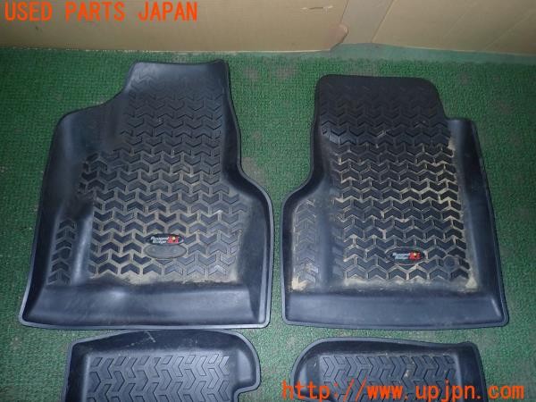 3UPJ=9228280629]ジープ ラングラー(TJ40S)Rugged Ridge ラギッドリッジ フロアマット ラバートレイ 中古_2