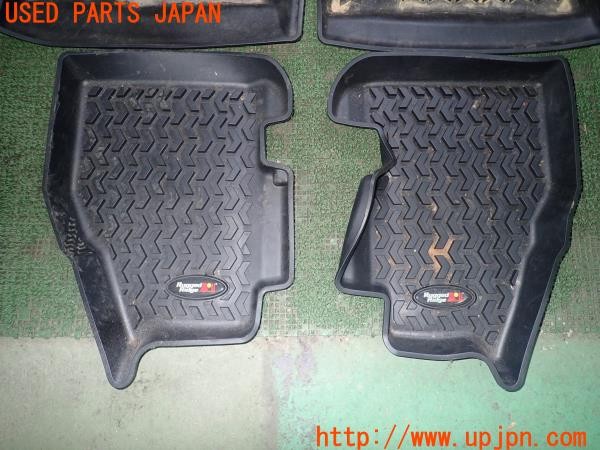 3UPJ=9228280629]ジープ ラングラー(TJ40S)Rugged Ridge ラギッドリッジ フロアマット ラバートレイ 中古_3